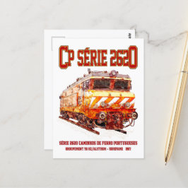 CP Serie 2620 Elektrische Lokomotive. Nez-Casse Lo Postkarte