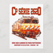 CP Serie 2620 Elektrische Lokomotive. Nez-Casse Lo Postkarte (Vorderseite)