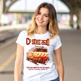 CP Serie 2620 Elektrische Lokomotive. Nez-Casse Lo T-Shirt