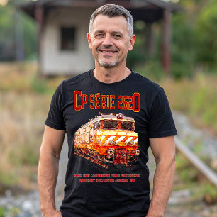 CP Serie 2620 Elektrische Lokomotive. Nez-Casse Lo T-Shirt