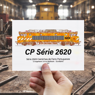 CP Serie 2620 Elektrolokomotive. Nez-Casse-Lok Postkarte