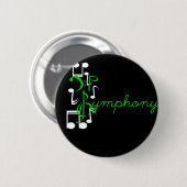 CP-Symphonie-Abzeichen Button (Vorne & Hinten)