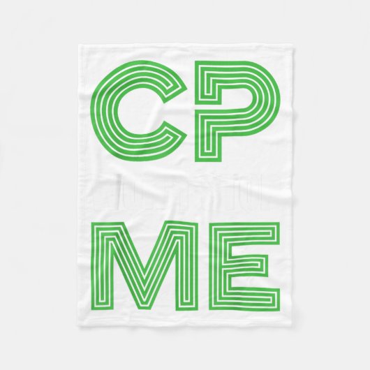 CP Wird Den Kriegerkämpfer Nicht Stoppen Zerebralp Fleecedecke (Vorderseite)