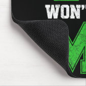 CP Wird Nicht Stoppen Warrior Zerebralparese-Bewus Mousepad (Ecke)