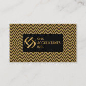 CPA | Accountant Beruflich Elegante Visitenkarte (Vorderseite)