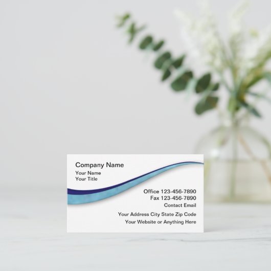 CPA Accountant Modern Business Cards Design Visitenkarte (Stehend Vorderseite)