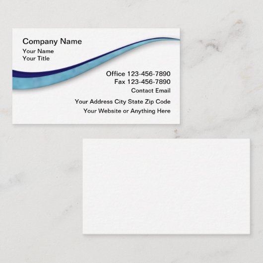 CPA Accountant Modern Business Cards Design Visitenkarte (Vorne/Hinten)