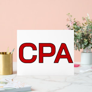 Cpa Acrylschild