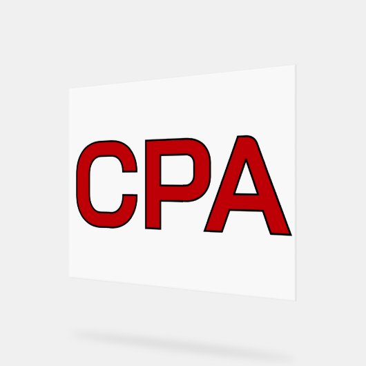 Cpa Acrylschild (Winkel)