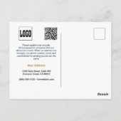 CPA-Adresseänderungsvorlage Postkarte (Rückseite)