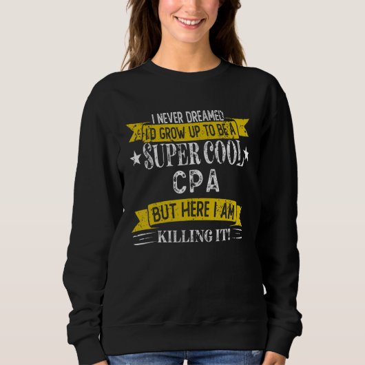 CPA-Berufsbezeichnungen Sweatshirt (Vorderseite)