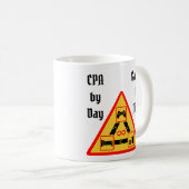 CPA by Day, Gamer by Night Kaffeetasse (VorderseiteRechts)