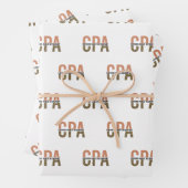 CPA Certified Public Accountant Leopard Print Geschenkpapier Set (Beispiel)