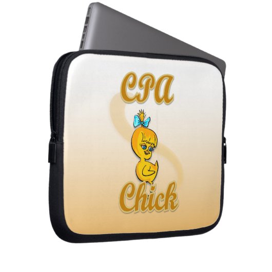 CPA Chick Laptopschutzhülle (Vorne Rechts)
