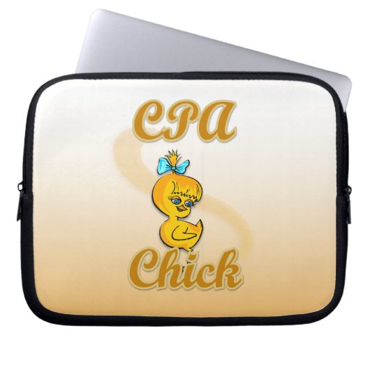 CPA Chick Laptopschutzhülle (Vorderseite)