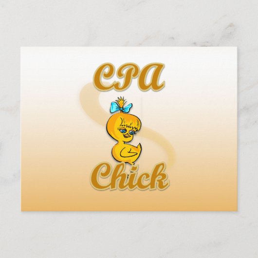 CPA Chick Postkarte (Vorderseite)