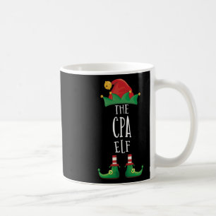 Cpa Elf Shirt Funny Family Matching Group Christma Kaffeetasse