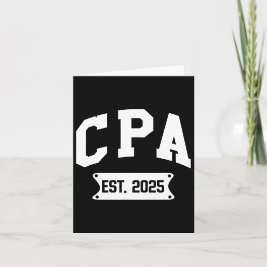 CPA Est 2025 - Abitur eines zertifizierten öffentl Karte (Vorderseite)