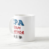 CPA Exam Survivor Kaffeetasse (Vorderseite Links)