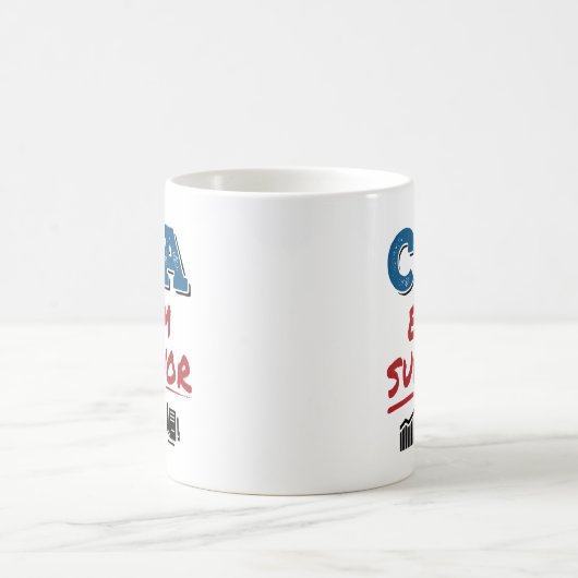 CPA Exam Survivor Kaffeetasse (Mittel)
