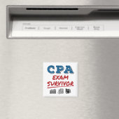 CPA Exam Survivor Magnet (In Situ (Geschirrspüler))
