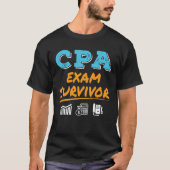 CPA Exam Survivor T-Shirt (Vorderseite)