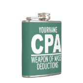 CPA-Farbflasche mit Monogramm Flachmann (Rechts)