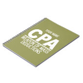 CPA-Farbheft Notizblock (Linke Seite)