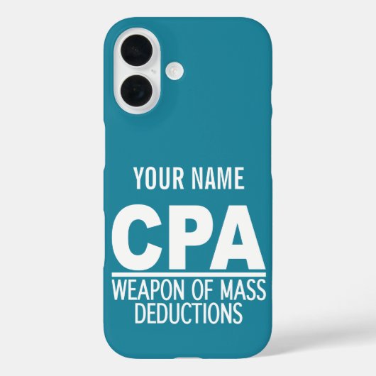 CPA-Gehäuse für Monogramm und Farbtelefone Case-Mate iPhone Hülle (Rückseite)