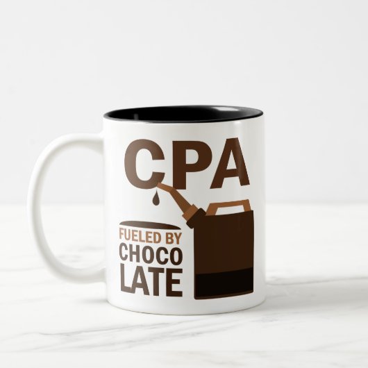Cpa Geschenk (lustig) Zweifarbige Tasse (Links)