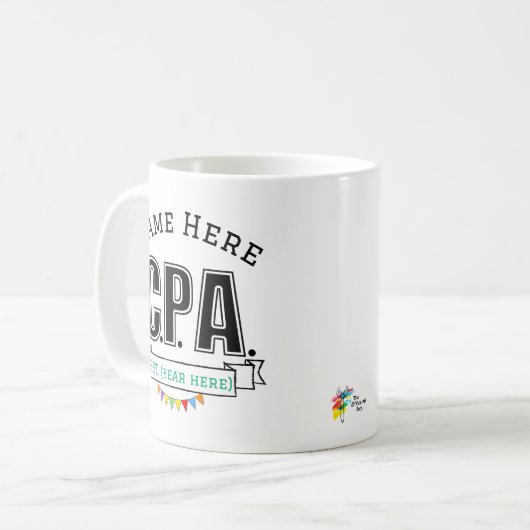 CPA-Geschenk Personalisiert mit Name Kaffeetasse (Vorderseite Links)