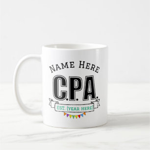 CPA-Geschenk Personalisiert mit Name Kaffeetasse