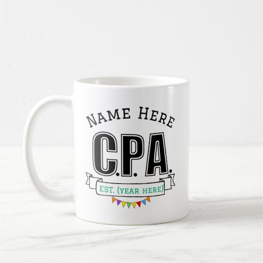 CPA-Geschenk Personalisiert mit Name Kaffeetasse (Links)