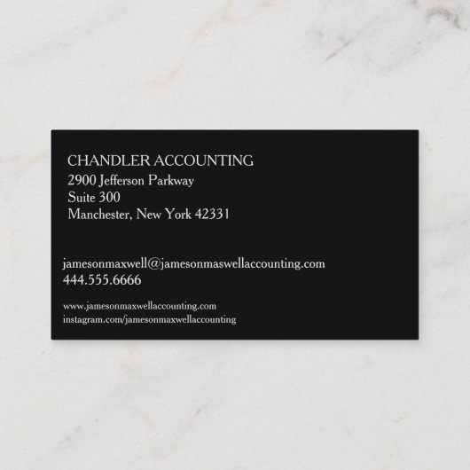 CPA II VISITENKARTE (Rückseite)