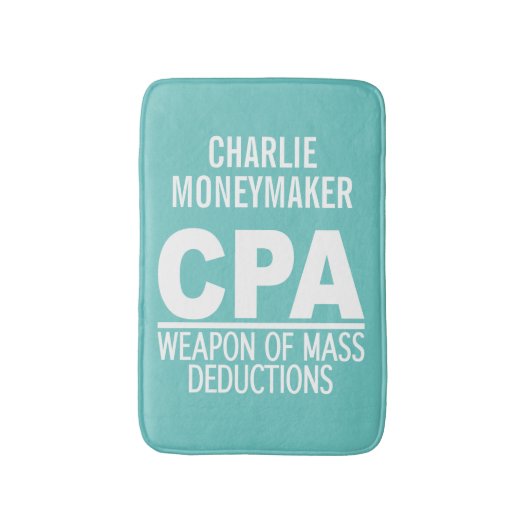CPA individuelle Name- und Farbbadematten Badematte (Vorderseite Vertikal)