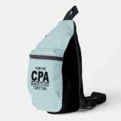 CPA individuelle Name und Farbe Crossbody Bag (Rechte Ecke)