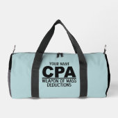 CPA individuelle Name und Farbe Duffle Bag (Rückseite)