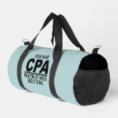 CPA individuelle Name und Farbe Duffle Bag (Rechte Ecke)