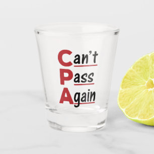 CPA Kann Wieder Nicht Bestehen Lustiges Buchhalter Schnapsglas