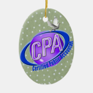 CPA-KUGELswoosh-LOGO-WIRTSCHAFTSPRÜFER Keramik Ornament