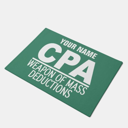 CPA Name- u. Farbtürmatten Fußmatte (Schrägansicht)