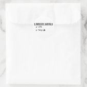 CPA Ninja Karriereziele Runder Aufkleber (Tasche)