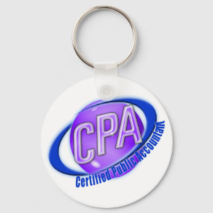 CPA ORB SWOOSH LOGO ZERTIFIZIERTER ÖFFENTLICHER RE SCHLÜSSELANHÄNGER