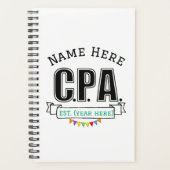 CPA Planer Buchhalter Personalisiertes Geschenk (Vorderseite)