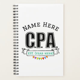 CPA Planer Buchhalter Personalisiertes Geschenk