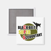 CPA: Schwarzgürtelbuchhalter Magnet (Vorderseite/Rückseite)