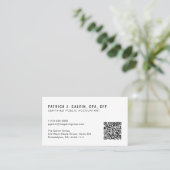 CPA-Steuerberater-QR-Code Visitenkarte (Stehend Vorderseite)
