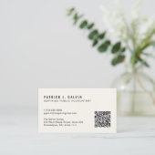 CPA-Steuerberater-QR-Code Visitenkarte (Stehend Vorderseite)