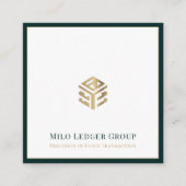 CPA-Steuervorbereitung für moderne Wirtschaftsprüf Quadratische Visitenkarte (Vorderseite)