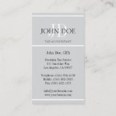 CPA Tax Preparer Accountant 1040; Wählen Sie Ihre  Visitenkarte (Rückseite)